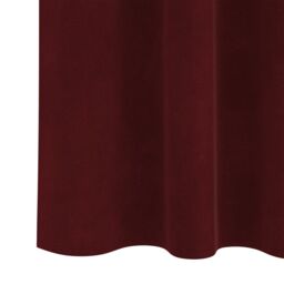Berkfield Home Blackout Curtains with Top Tape 2 pcs Wine Red Velvet - thumbnail 5