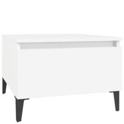 Berkfield Home Side Tables 2 pcs White 50x46x35 cm Engineered Wood - Size: 50 x 46 x 35 cm - thumbnail 6