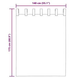 Berkfield Home Voile Curtains with Loops 2 pcs Light Pink 140x175 cm - thumbnail 8