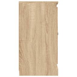 Berkfield Home Sideboard Sonoma Oak 70x35.5x67.5 cm Engineered Wood in Light Tan - thumbnail 8
