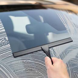 Nordara Glass Window Squeegee Cleaner For Shower & Car Mirror in Black - thumbnail 4