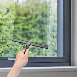 Nordara Glass Window Squeegee Cleaner For Shower & Car Mirror in Black - thumbnail 3