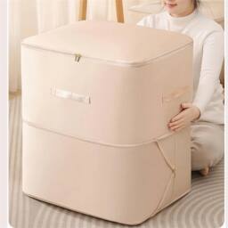 Nordara 2X Large Capacity Foldable Duvet Storage Organizer Bag 52*42*60cm in Pink - thumbnail 4