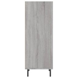 Berkfield Home Sideboard Grey Sonoma 34.5x32.5x90 cm Engineered Wood - thumbnail 5