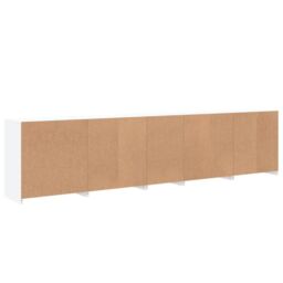 Berkfield Home Sideboard with LED Lights White 283x37x67 cm - Size: 283 x 37 x 67 cm - thumbnail 9