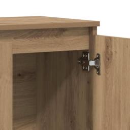 Berkfield Home Sideboard Artisan Oak 102x35x70 cm Engineered Wood in Brown - Size: 102 x 35 x 70 cm - thumbnail 8