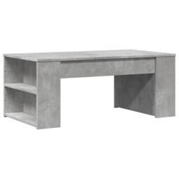 Berkfield Home Decorative Coffee Table Concrete Grey 102x55x42 cm Engineered Wood - Size: 102 x 55 x 42 cm - thumbnail 3