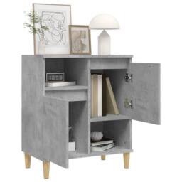 Berkfield Home Sideboard Concrete Grey 60x35x70 cm Engineered Wood - Size: 60 x 35 x 70 cm - thumbnail 4