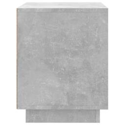 Berkfield Home Modern Bedside Cabinet Concrete Grey 44x35x45 cm Engineered Wood - Size: 44 x 35 x 45 cm - thumbnail 8