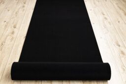 RugsX Anti-Slip Rumba Runner in Black - Size: 70 cm x 860 cm - thumbnail 5