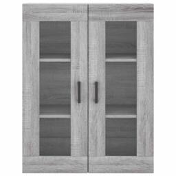 Berkfield Home Wall Mounted Cabinet Grey Sonoma 69.5x34x90 cm - thumbnail 7