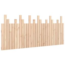 Berkfield Home Wall Headboard 185x3x80 cm Solid Wood Pine in Brown - Size: 185 x 3 x 80 cm - thumbnail 2