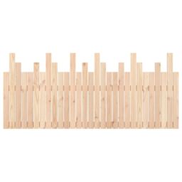 Berkfield Home Wall Headboard 185x3x80 cm Solid Wood Pine in Brown - Size: 185 x 3 x 80 cm - thumbnail 5