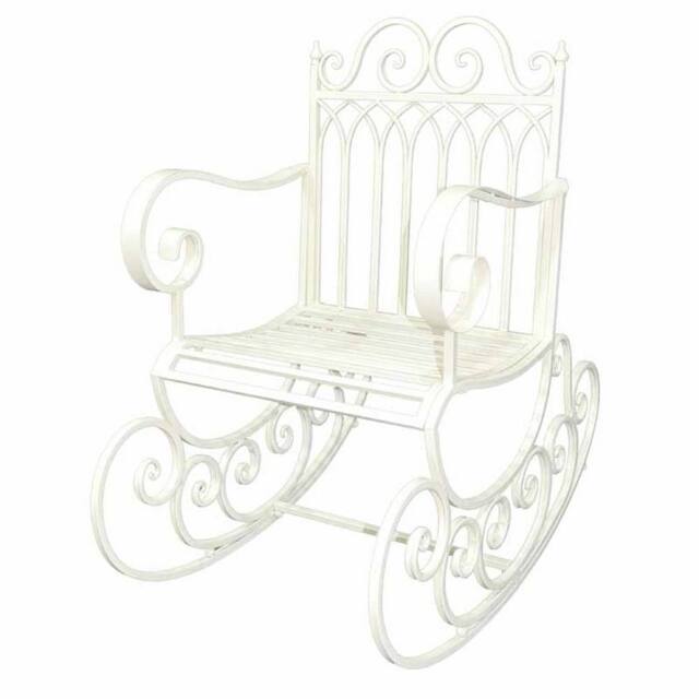 Ascalon Design Ltd Gothic Rocking Chair - L94 x W61 x H98 cm - Cream - image 1