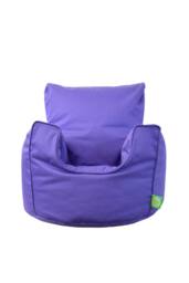 Bean Lazy Cotton Twill Purple Lilac Bean Bag Arm Chair with Beans Child / Teen size - Size: Large - thumbnail 1
