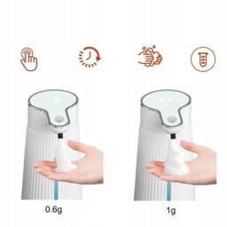 FLAVORA Liquid-Automatic Soap Dispenser Touchless in White - Size: 180 cm width x 180 cm drop - thumbnail 3