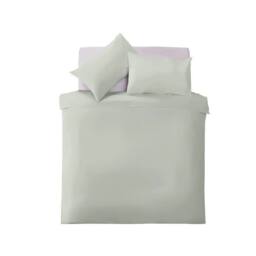 Voltico Silentnight Supersoft King Size Duvet Cover Set in Pale Green - thumbnail 3