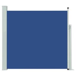 Berkfield Home Patio Retractable Side Awning 170x300 cm Blue - thumbnail 2