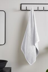 Catherine Lansfield 'Quick Dry Cotton' Towel Collection in White - thumbnail 1