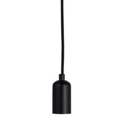 Loops Hanging Ceiling Pendant Light & Rose Kit Matt Black Industrial Adjustable Lamp - thumbnail 3