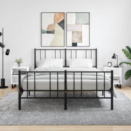 Berkfield Home Bedside Cabinets 2 pcs High Gloss White 40x30x50 cm Engineered Wood - Size: 40 x 30 x 50 cm - thumbnail 1