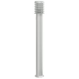Berkfield Home Outdoor Floor Lamps with Outlet 3pcs Silver 110cm Stainless Steel - thumbnail 4