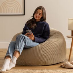 icon Kingston Beanbag, Corduroy in Natural - thumbnail 2