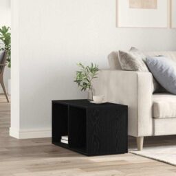 Berkfield Home LP Storage Box Black Oak 71x34x36 cm Engineered Wood - Size: 71 x 34 x 36 cm - thumbnail 3