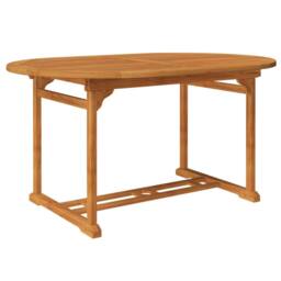 Berkfield Home 7 Piece Outdoor Dining Set Solid Acacia Wood in Brown - thumbnail 6