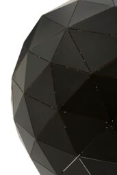 Orsina Large Black & Copper Pendant Light, Modern Geometric Pendant Ceiling Lamp, Black Metal Pendant Light - thumbnail 5