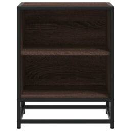 Berkfield Home Elegant Bedside Cabinets 2 pcs Brown Oak 40x31x50 cm Engineered W - Size: 40 x 31 x 50 cm - thumbnail 5
