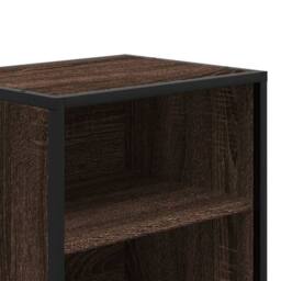 Berkfield Home Elegant Bedside Cabinets 2 pcs Brown Oak 40x31x50 cm Engineered W - Size: 40 x 31 x 50 cm - thumbnail 9
