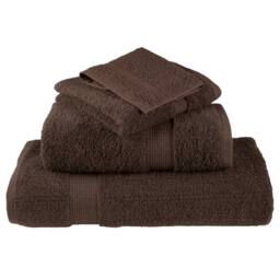 Berkfield Home Premium Hand Towels SOLUND 4pcs Brown 50x100cm 600gsm - thumbnail 4