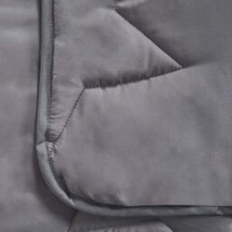 OHS Coverless Duvet 7.5 TOG Pillowcase Quilt Star Bedding Set, Grey in Light Grey - Size: Single - thumbnail 4