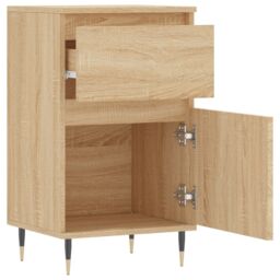 Berkfield Home Sideboard Sonoma Oak 40x35x70 cm Engineered Wood in Brown - Size: 40 x 35 x 70 cm - thumbnail 5