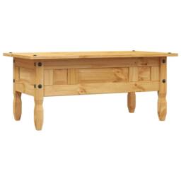 Berkfield Home Coffee Table Mexican Pine Corona Range 100x55x45 cm in Brown - Size: 100 x 55 x 45 cm - thumbnail 6