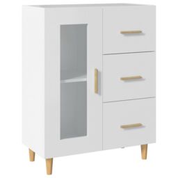 Berkfield Home Sideboard White 69, 5x34x90 cm Engineered Wood - Size: 5 x 34 x 90 cm - thumbnail 2