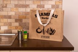 Orsina Farmers Market Shopping Bag in Brown - thumbnail 2