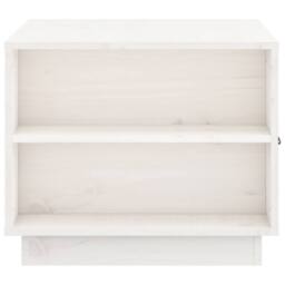 Berkfield Home Beautiful Coffee Table White 100x50x41 cm Solid Wood Pine - Size: 100 x 50 x 41 cm - thumbnail 8