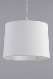 BHS Lighting Mira Small Linen Easy Fit Light Shade in Natural - Size: 25 cm diameter x 19 cm high - thumbnail 2