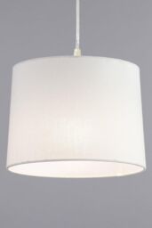 BHS Lighting Mira Small Linen Easy Fit Light Shade in Natural - Size: 25 cm diameter x 19 cm high - thumbnail 1