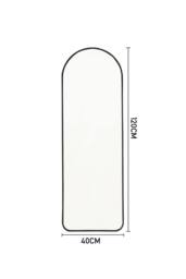ExtraStar 40 x120 cm Arch Full Length Wall Mirror in Black - thumbnail 6
