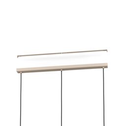 Eglo Cambaito Steel Monochromatic 3 Light Pendant in Light Sand - thumbnail 4