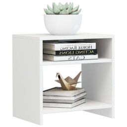 Berkfield Home Bedside Cabinets 2 pcs High Gloss White 40x30x40 cm Engineered Wood - Size: 40 x 30 x 40 cm - thumbnail 3