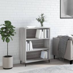 Berkfield Home Shelf Cabinet Grey Sonoma 69.5x32.5x90 cm Engineered Wood - thumbnail 1