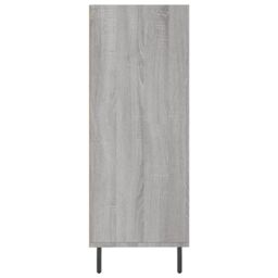 Berkfield Home Shelf Cabinet Grey Sonoma 69.5x32.5x90 cm Engineered Wood - thumbnail 5