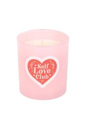 KDMD Self Love Club Coconut Candle - 35-Hour Paraffin Wax Gift in Pink - thumbnail 3
