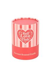 KDMD Self Love Club Coconut Candle - 35-Hour Paraffin Wax Gift in Pink - thumbnail 4