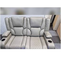 Furniture 786 Orlando Electric Leather 3+2 Seater Sofa Set Suite in Grey - thumbnail 9