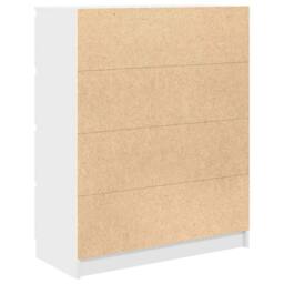 Berkfield Home Sideboard White 80x35x99 cm Engineered Wood - Size: 80 x 35 x 99 cm - thumbnail 8